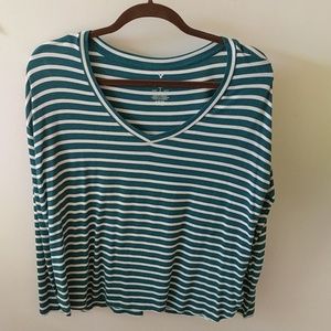 Striped American Eagle tshirt